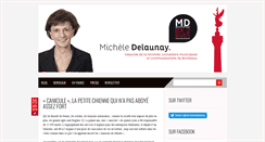 Desktop Screenshot of michele-delaunay.net